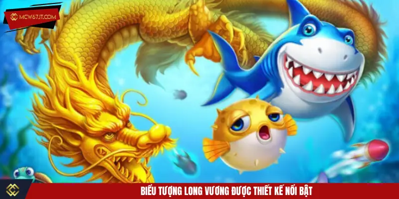 Biểu tượng Long vương được thiết kế nổi bật