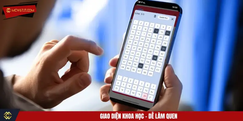 Giao diện khoa học - dễ làm quen